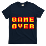 Game Over Vintage Retro Video Games Gaming Gift Arcade T-Shirt