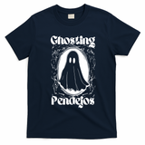 Ghosting Pendejos Funny Mexican Ghost Halloween T-Shirt - Navy Blue