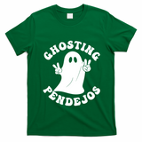 Ghosting Pendejos Funny Mexican Ghost Halloween Meme T-Shirt - Irish Green