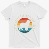 Great Pyrenees Mom Funny Dog Vintage Great Pyrenees Gift T-Shirt - White