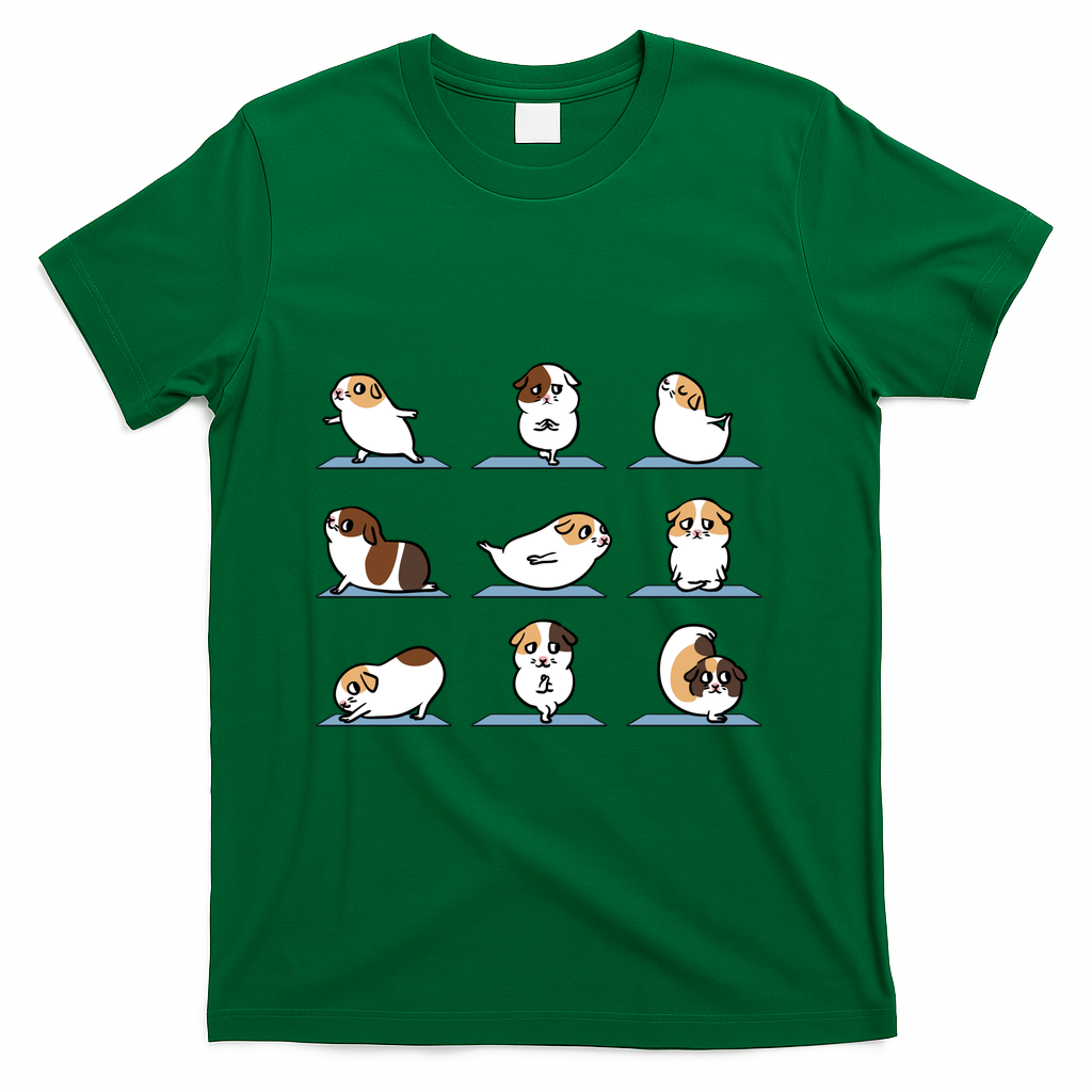 Guinea Pig Yoga - Green