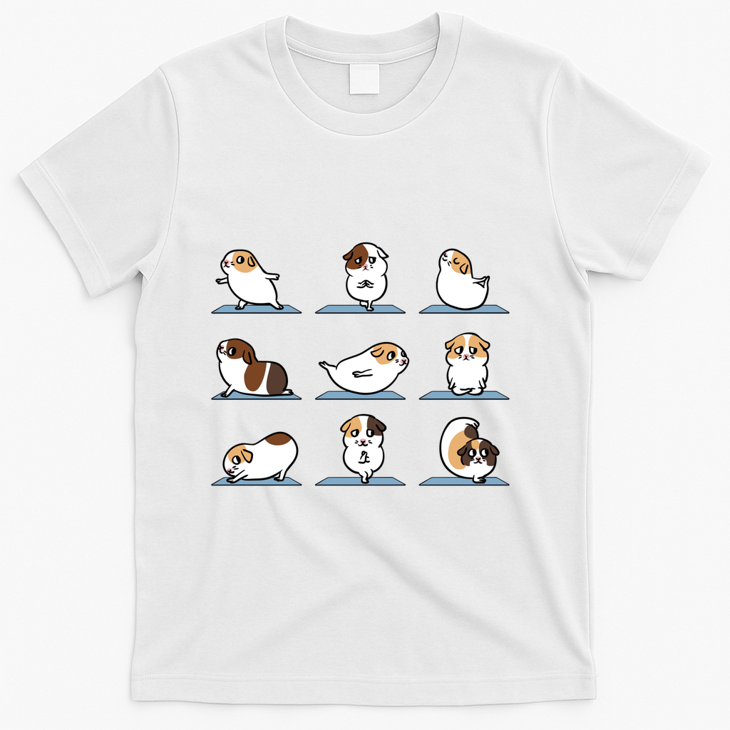 Guinea Pig Yoga - White