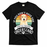 Golden Retriever Retro Vintage Dog Lovers T-Shirt - Black