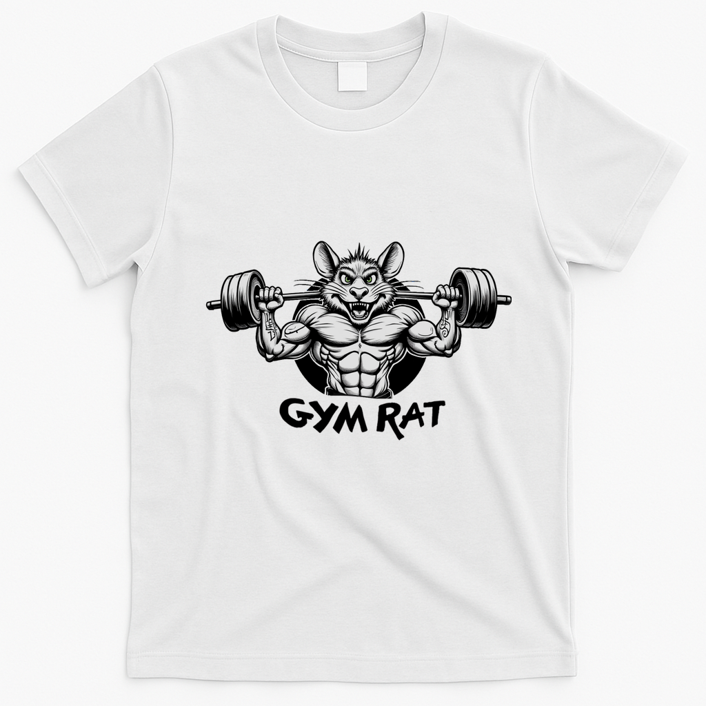 Gym Rat Workout T-Shirt - White