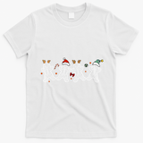 Gingerbread Skeleton Christmas Radiology Shir Xray Tech T-Shirt - White