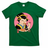 Geisha Sushi Cat - Green