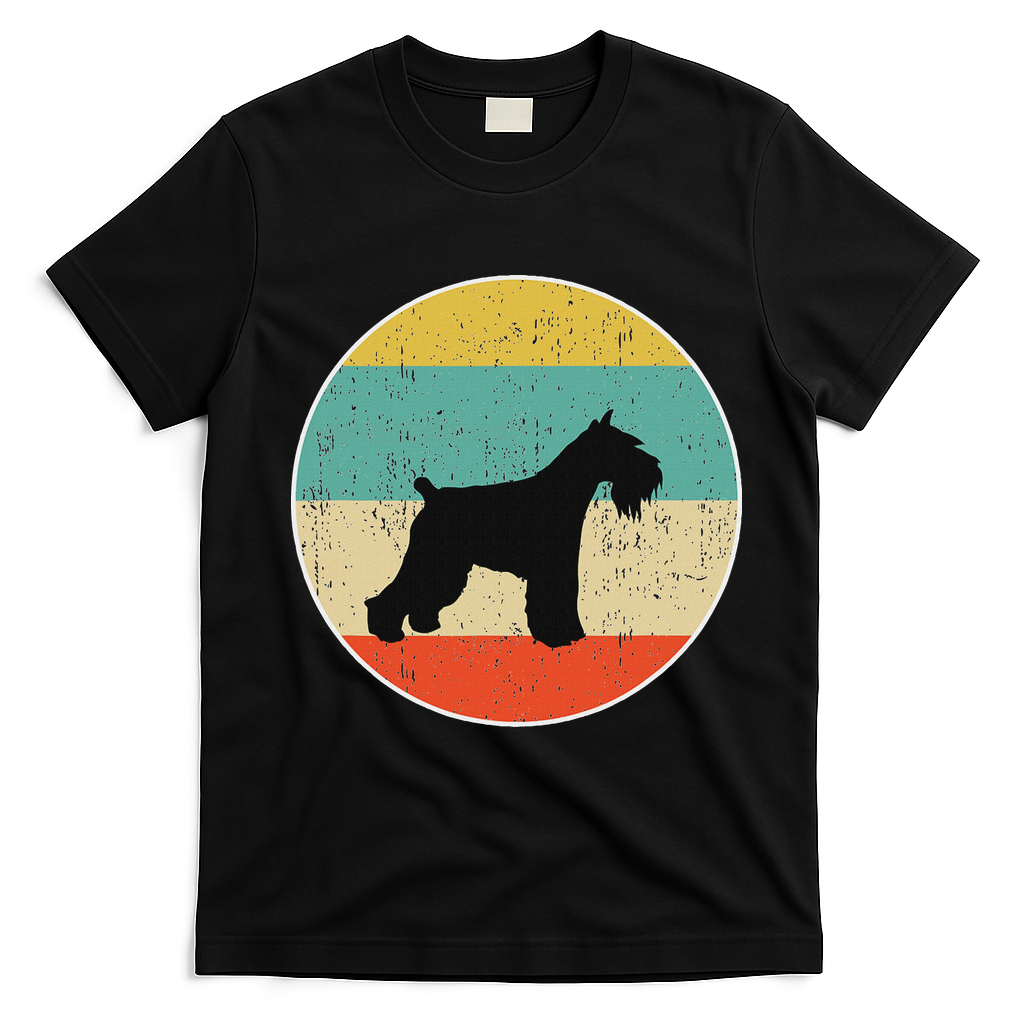 Giant Schnauzer Dog Gift T-Shirt - Black