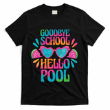 Goodbye School Hello Pool Summer T-Shirt - Black