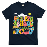 Goodbye School Hello Pool Schools Out For Summer Costume T-Shirt - Navy