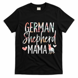 German Shepherd Mama Dog Lover for Mom Owner T-Shirt - Black