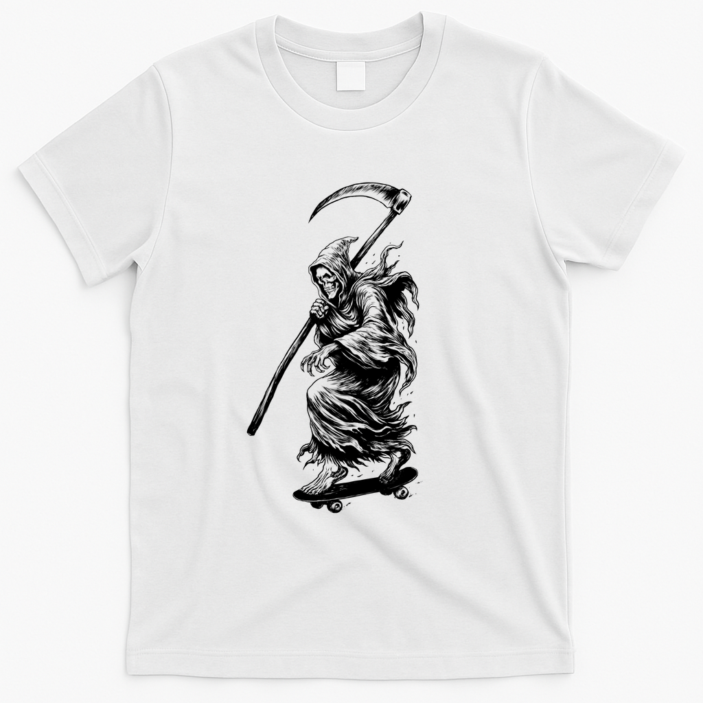 Grim Skater - White