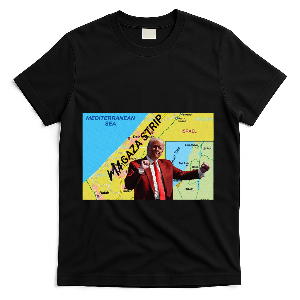 Gaza Strip Trump Magaza Strip T-Shirt - Black