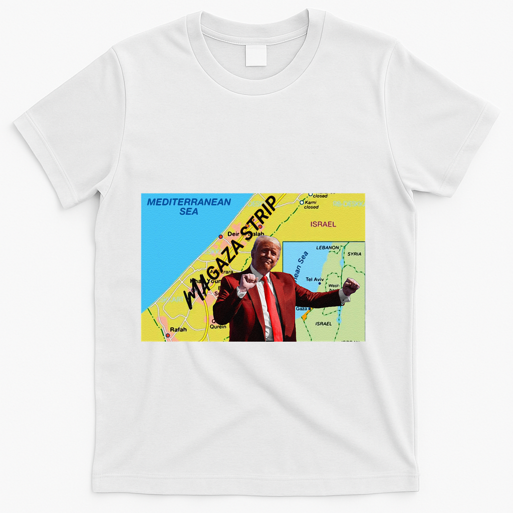 Gaza Strip Trump Magaza Strip T-Shirt - White