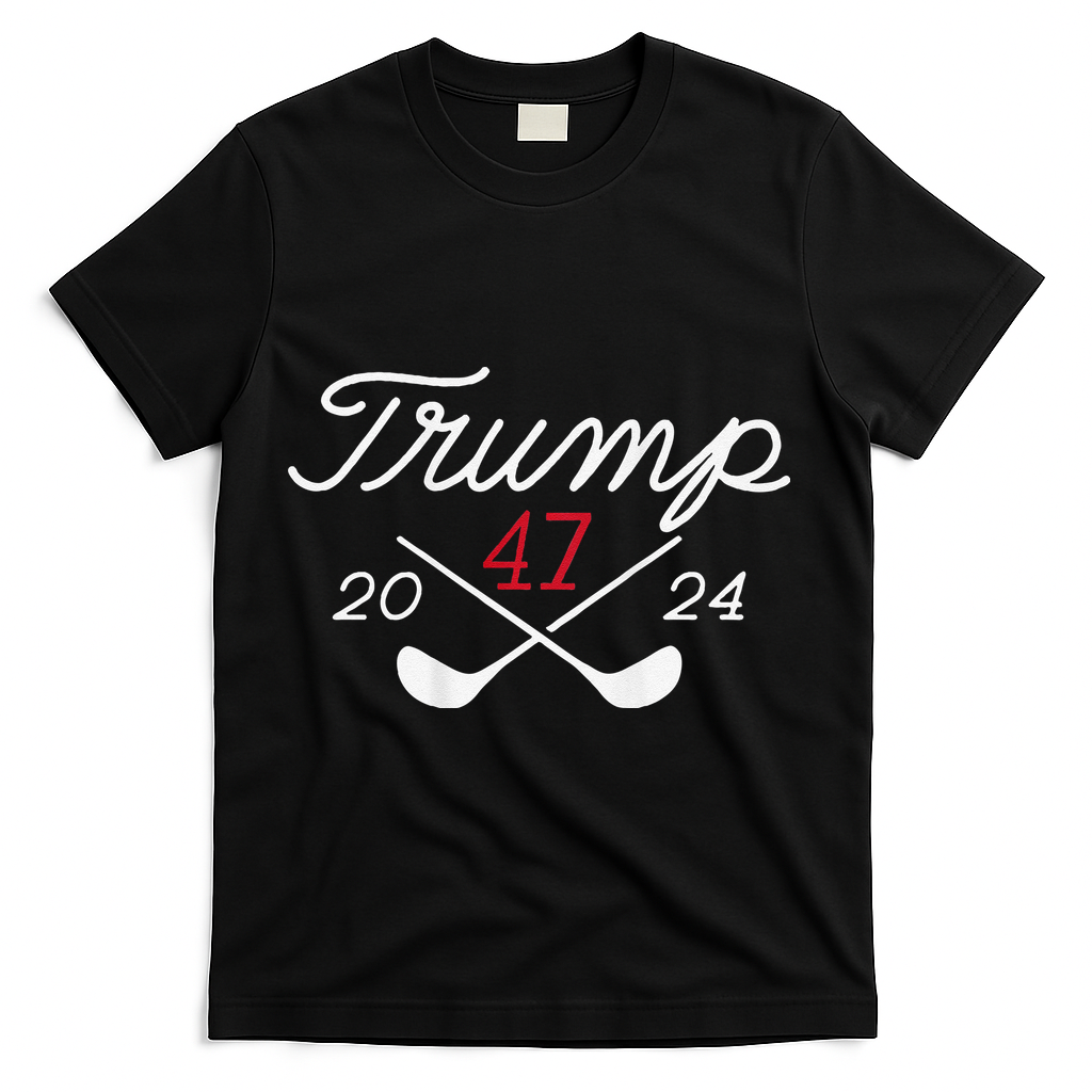 Golf Trump 47 2024 T-Shirt - Black