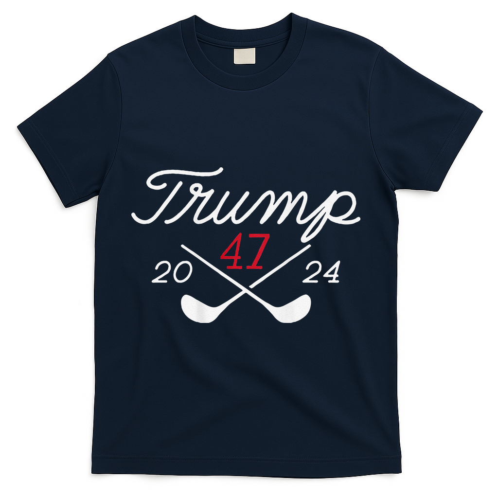 Golf Trump 47 2024 T-Shirt - Navy