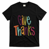 Give Thanks T-Shirt - Black