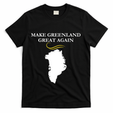 Greenland Trump Hair Make Greenland Great Again T-Shirt - Black