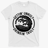 Gettin' Unruly In' Hard Seltzer Summer Beach Alcohol Gift T-Shirt - White