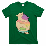 Cute Cat Love Hugging Out T-Shirt