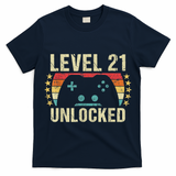 Gaming Vintage 21st Birthday Gift 21 Year Old Boy Girl Gamer T-Shirt