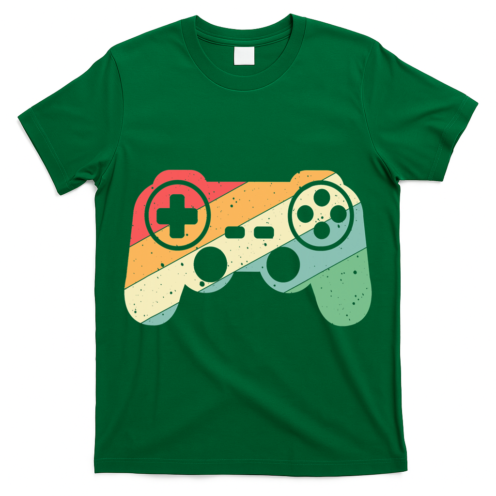 Gamer Vintage Retro Video Game Controller Gaming T-Shirt