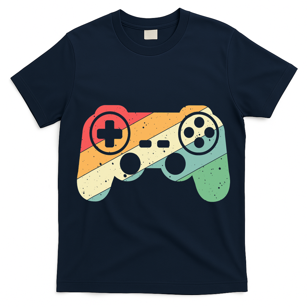 Gamer Vintage Retro Video Game Controller Gaming T-Shirt