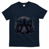 Girl Will Be Girl Witch Halloween Funny Witchy Vibes T-Shirt - Navy Blue