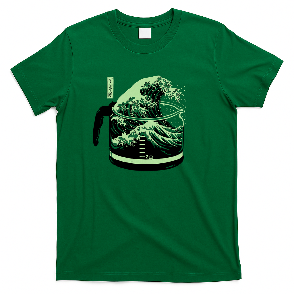 great wave of coffee red variant - Green