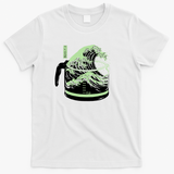 great wave of coffee red variant - White