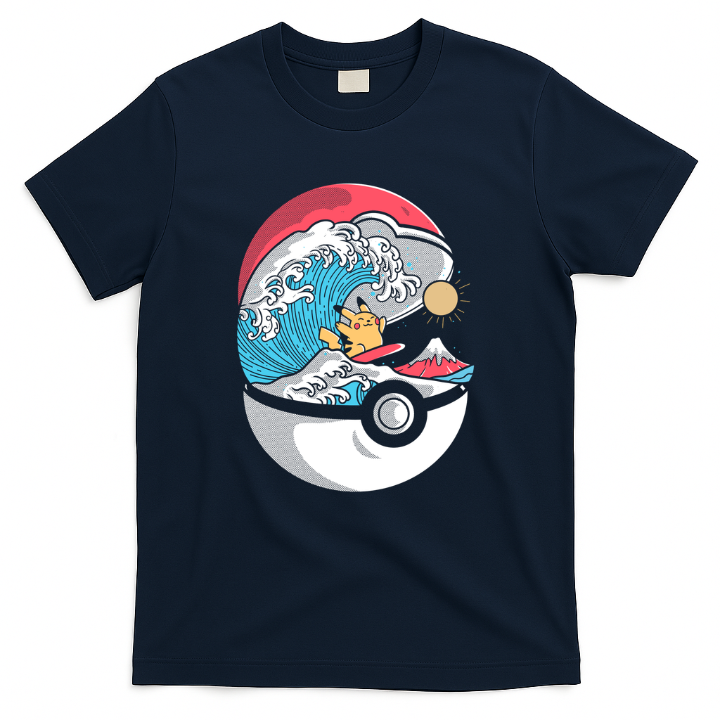 Great Wave of Surf - Navy