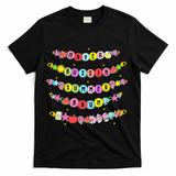 Have A Bussin Summer Bruh Riendship Bracelets Teacher T-Shirt - Black