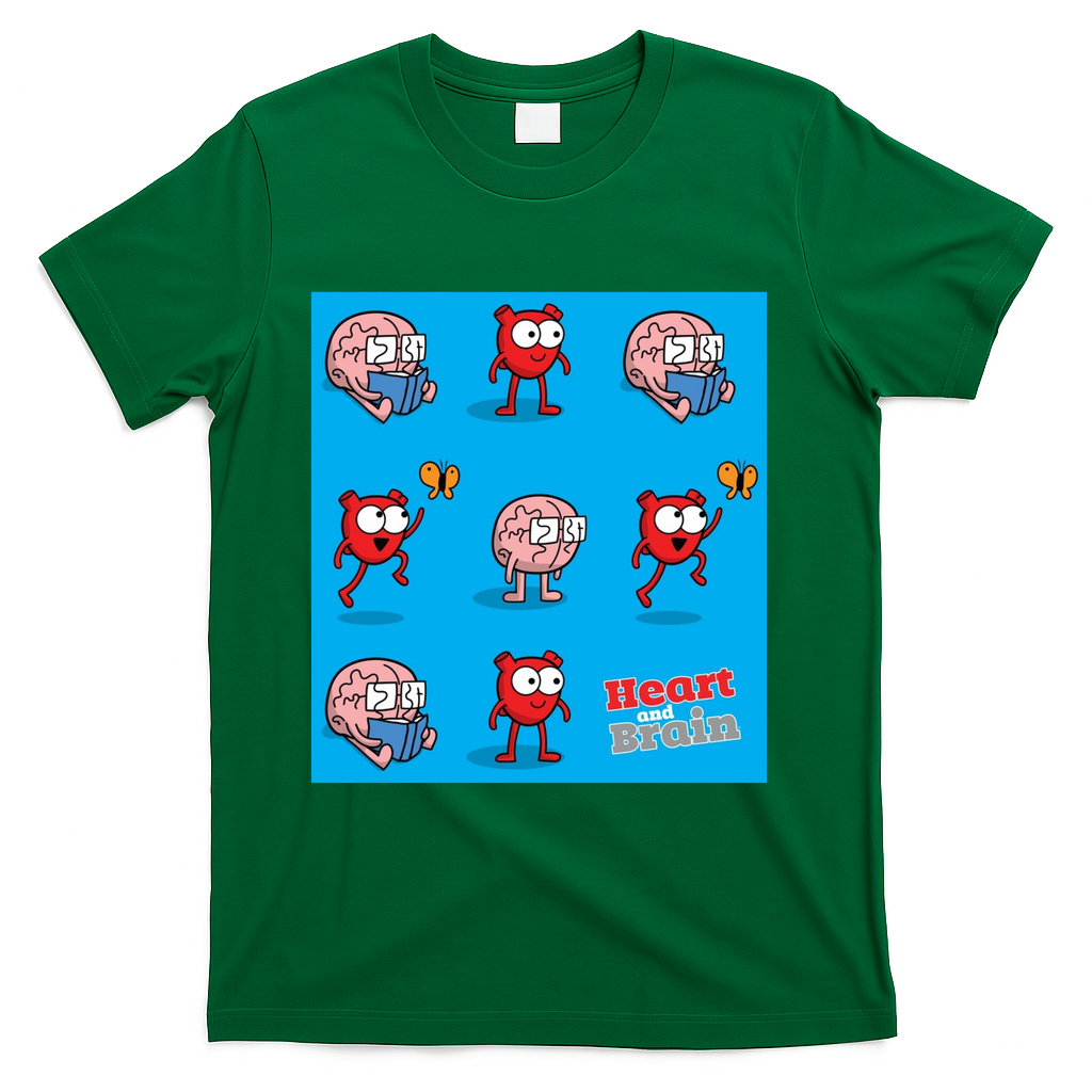 Heart and Brain - Green