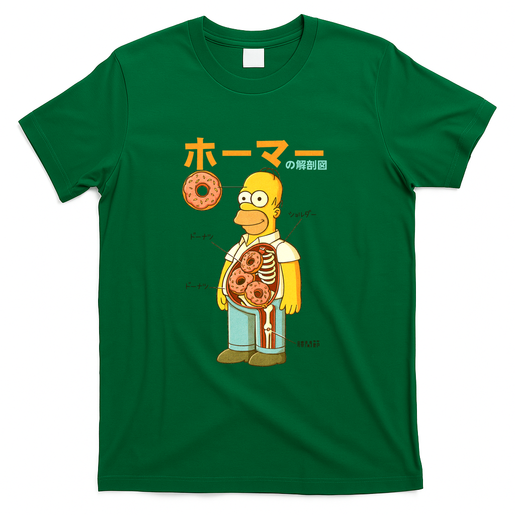 Homer's Anatomy Chart - Green