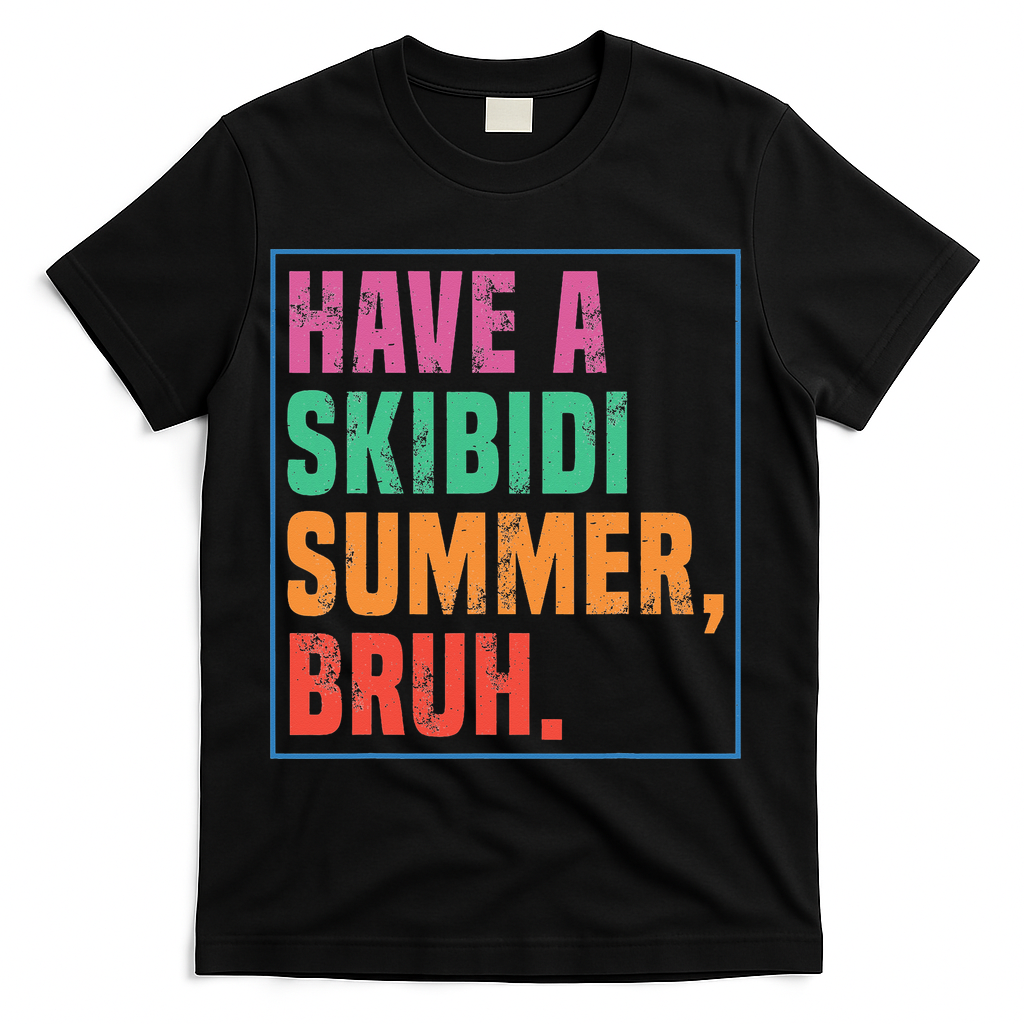 Have A Summer Bruh Teacher Last Day Of School T-Shirt - Black