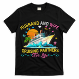 Husband And Wife Cruising Partners For Life Couple Cruise T-Shirt