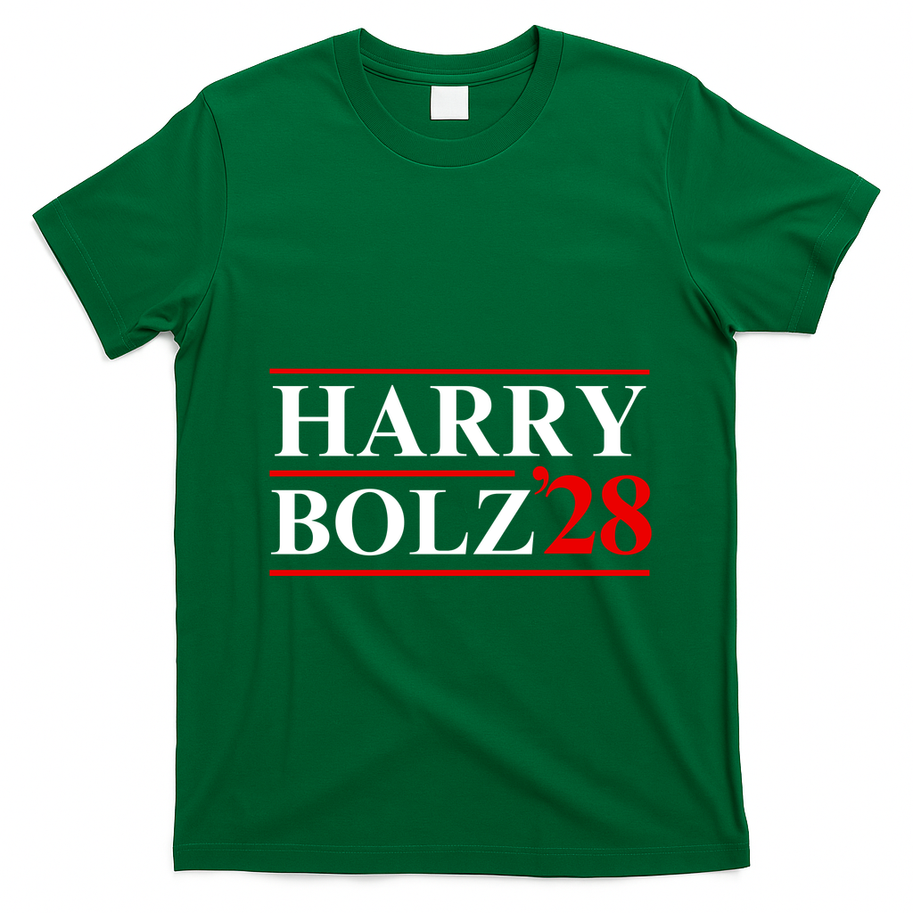 Harry Bolz 2028 Funny Political Meme D.O.G & E T-Shirt - Irish Green