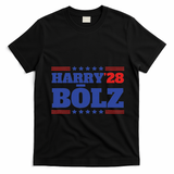Harry Bolz 2028 Political Meme D.O.G.E. T-Shirt - Black