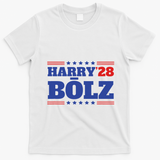 Harry Bolz 2028 Political Meme D.O.G.E. T-Shirt - White
