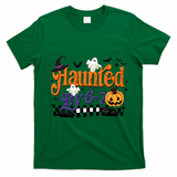 Haunted By 67 Halloween Funny Meme Joke T-Shirt - Irish Green