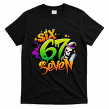 Haunted By 67 Halloween Meme Graffiti 6-7 T-Shirt - Black