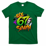 Haunted By 67 Halloween Meme Graffiti 6-7 T-Shirt - Irish Green