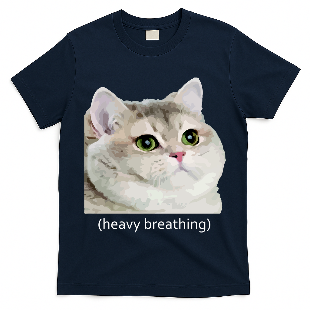 Heavy Breathing Cat T-Shirt