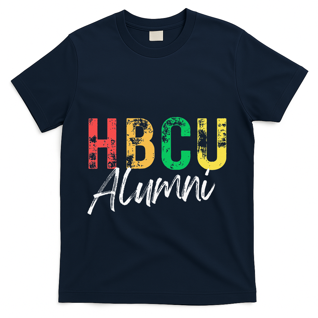 Historical Black College University Hbcu Alumni Graduate Gift T-Shirt - Navy