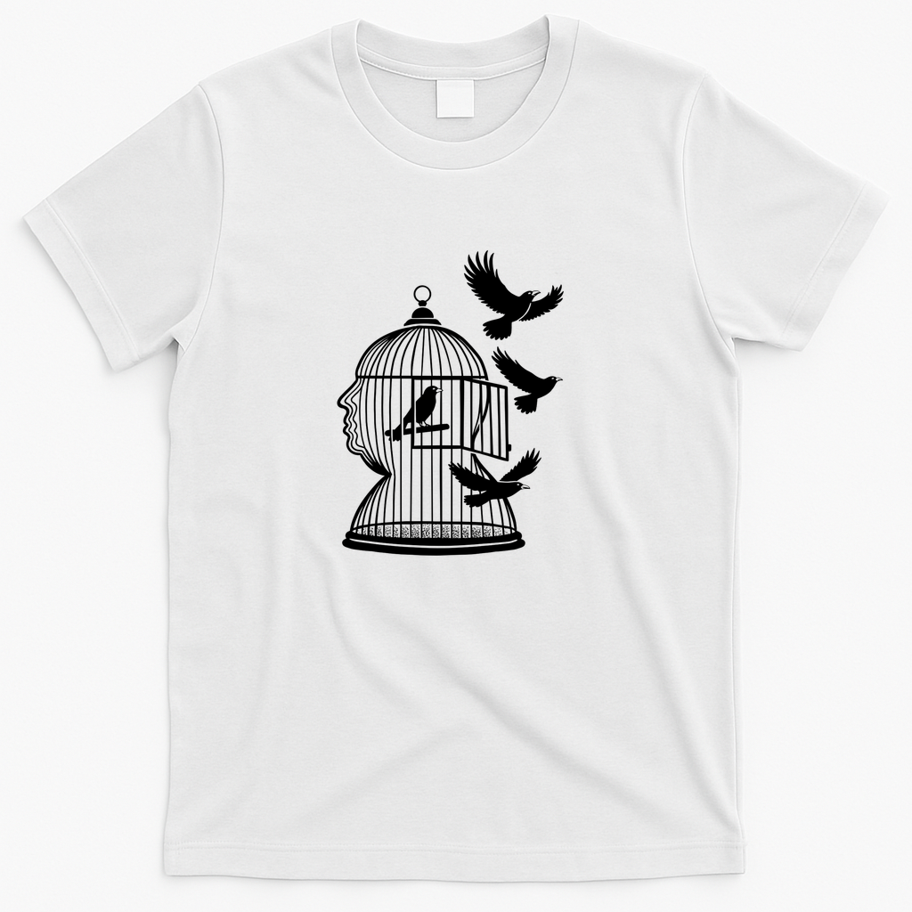 Horror Birdcage - White