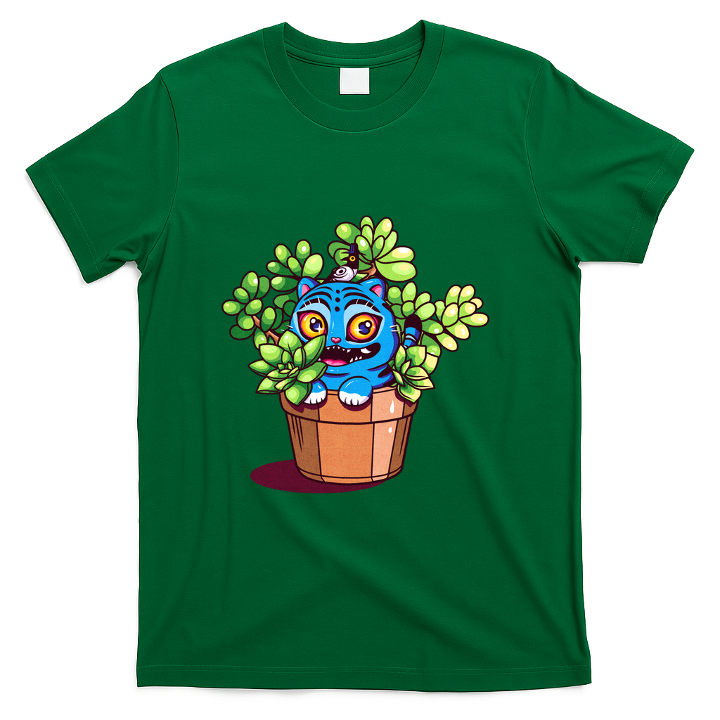 Hidden Blue Tiger - Green