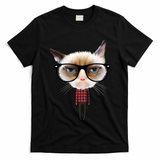 Funny Hipster Cat T-Shirt