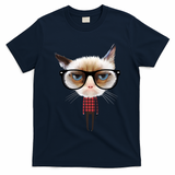 Funny Hipster Cat T-Shirt
