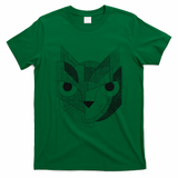 halftone cat - Green