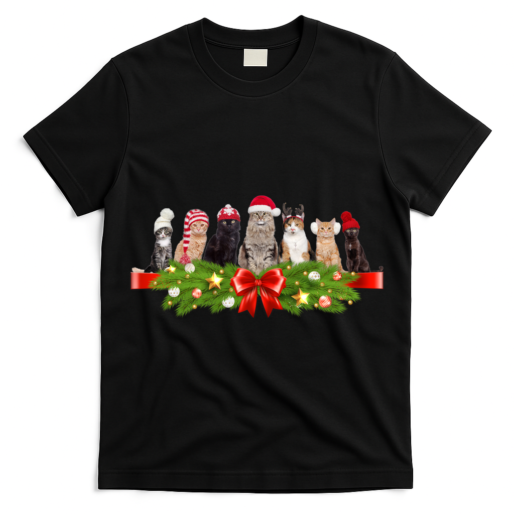 Holiday Christmas Cats T-Shirt