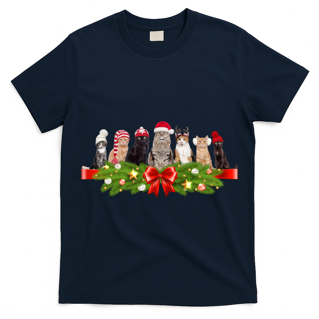 Holiday Christmas Cats T-Shirt